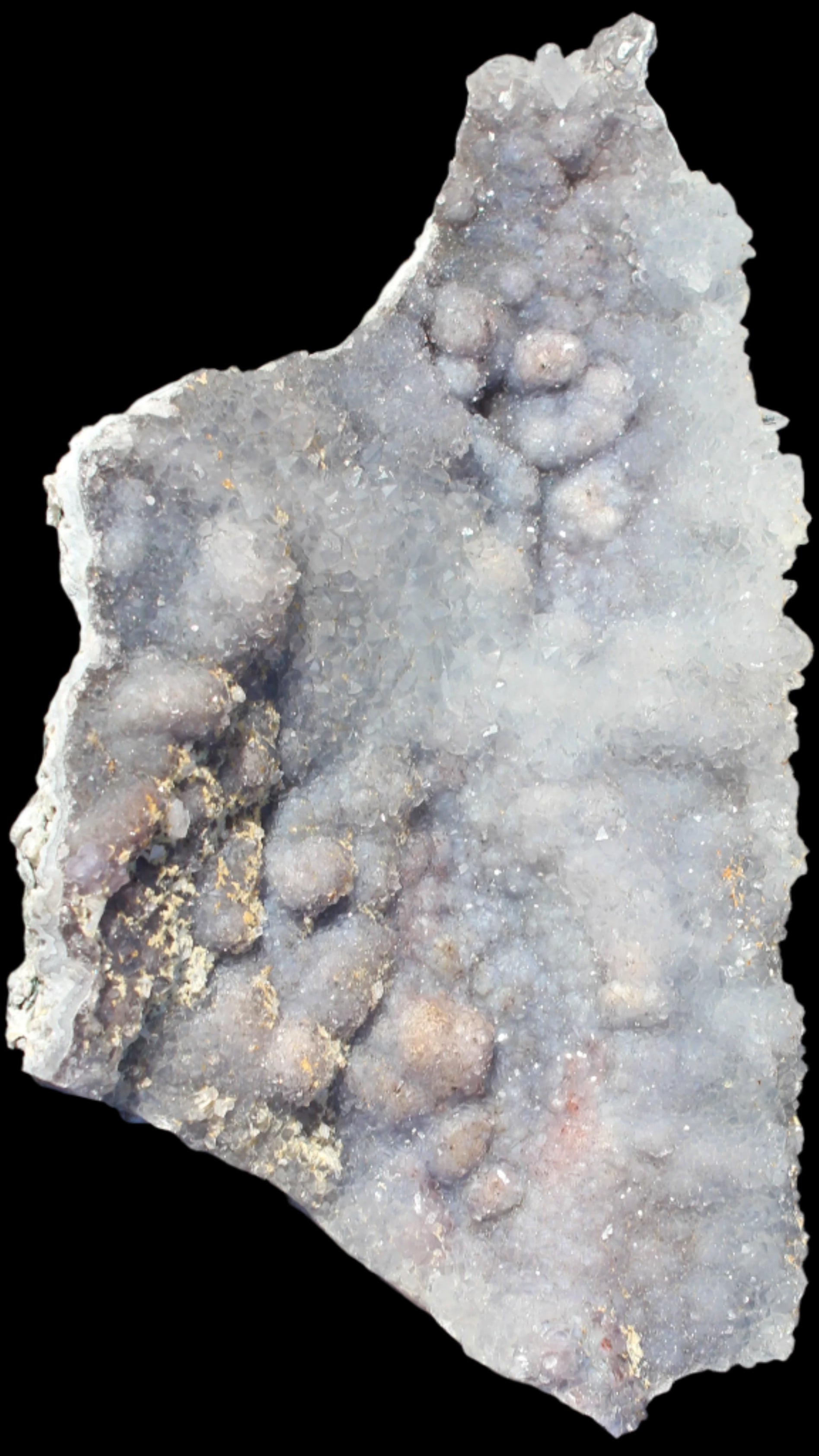 Pink and Violet Amethyst cluster 245*139*31mm 779g in sunlight - Rocks and Things Store