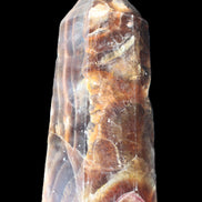 Dark Fluorite obelisk 180*76mm 1775g in sunlight - Rocks and Things Store