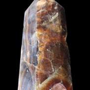 Dark Fluorite obelisk 180*76mm 1775g in sunlight - Rocks and Things Store