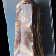 Dark Fluorite obelisk 180*76mm 1775g in sunlight - Rocks and Things Store