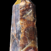 Dark Fluorite obelisk 180*76mm 1775g in sunlight - Rocks and Things Store