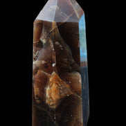 Dark Fluorite obelisk 180*76mm 1775g in sunlight - Rocks and Things Store