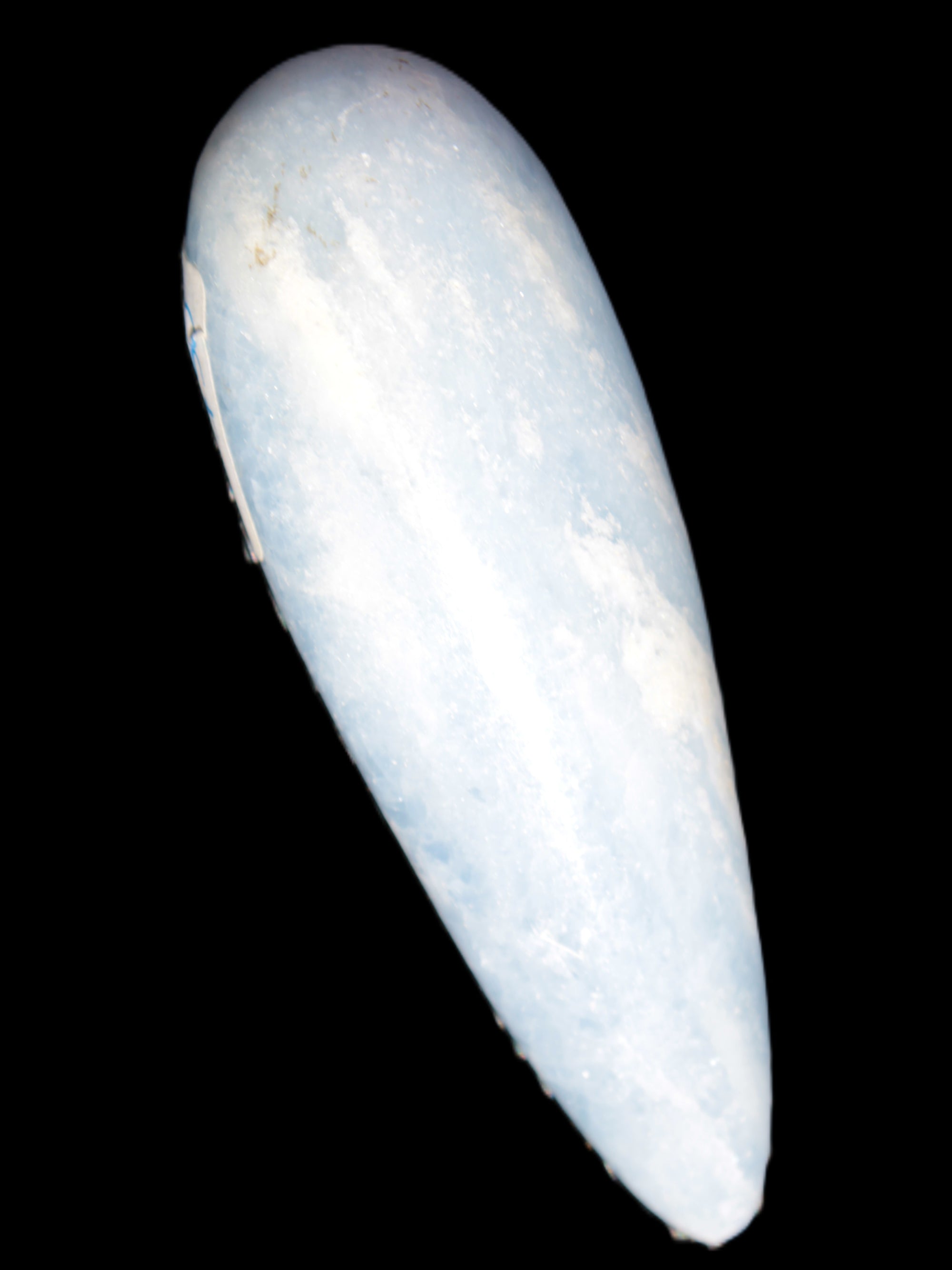 Celestite hand-carved massage wand, various sizes Rocks and Things Store