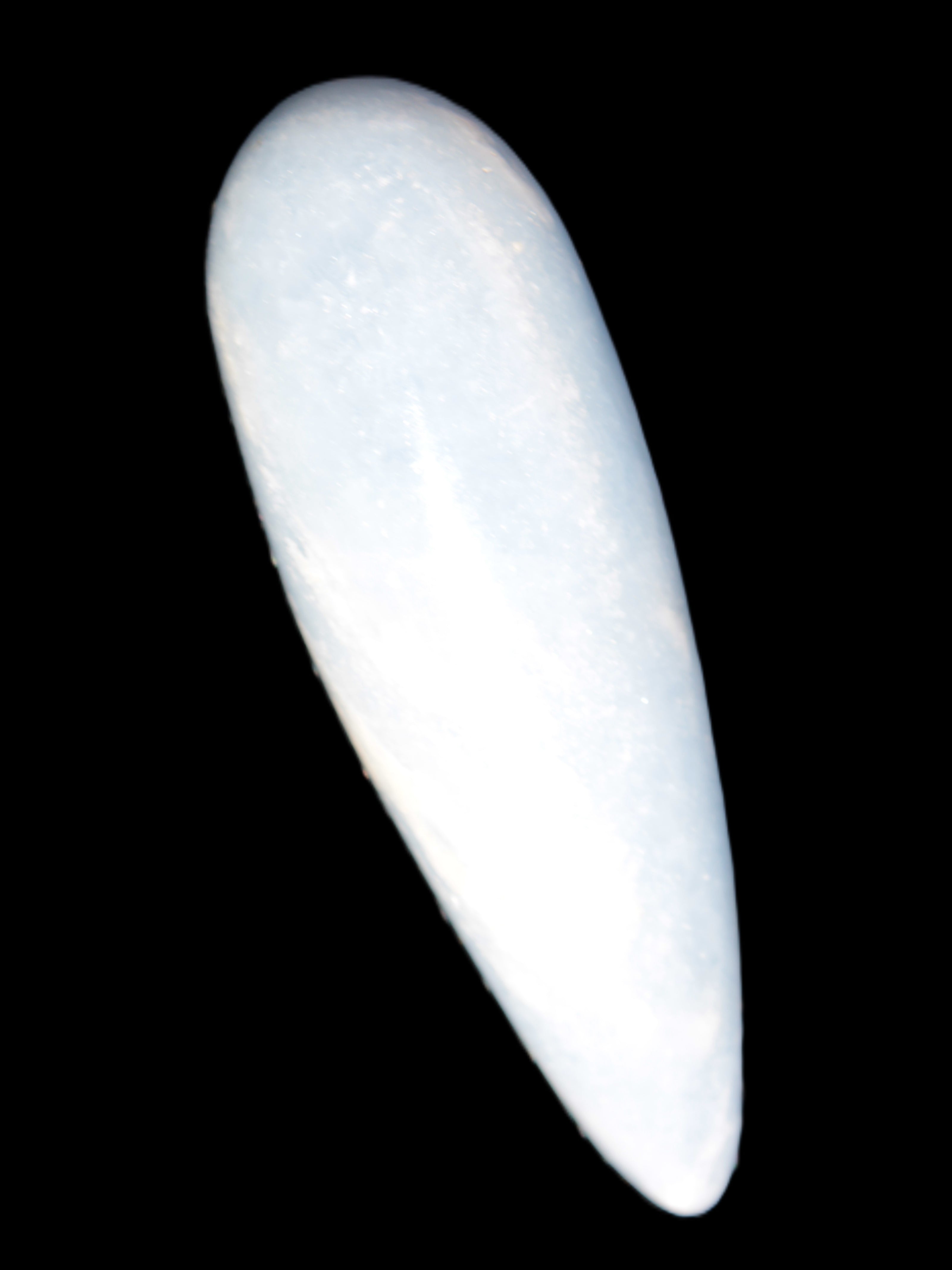 Celestite hand-carved massage wand, various sizes Rocks and Things Store