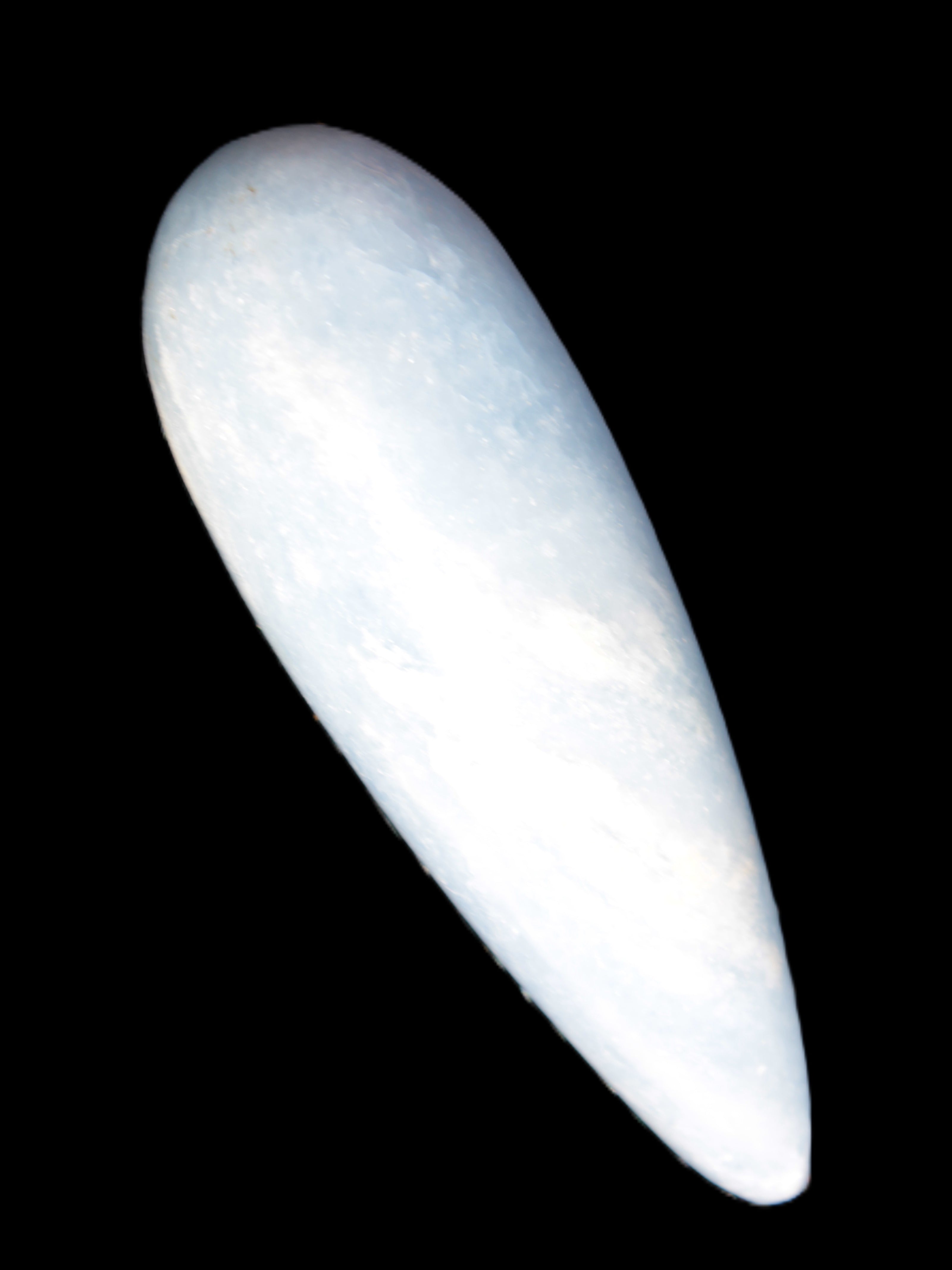 Celestite hand-carved massage wand, various sizes Rocks and Things Store