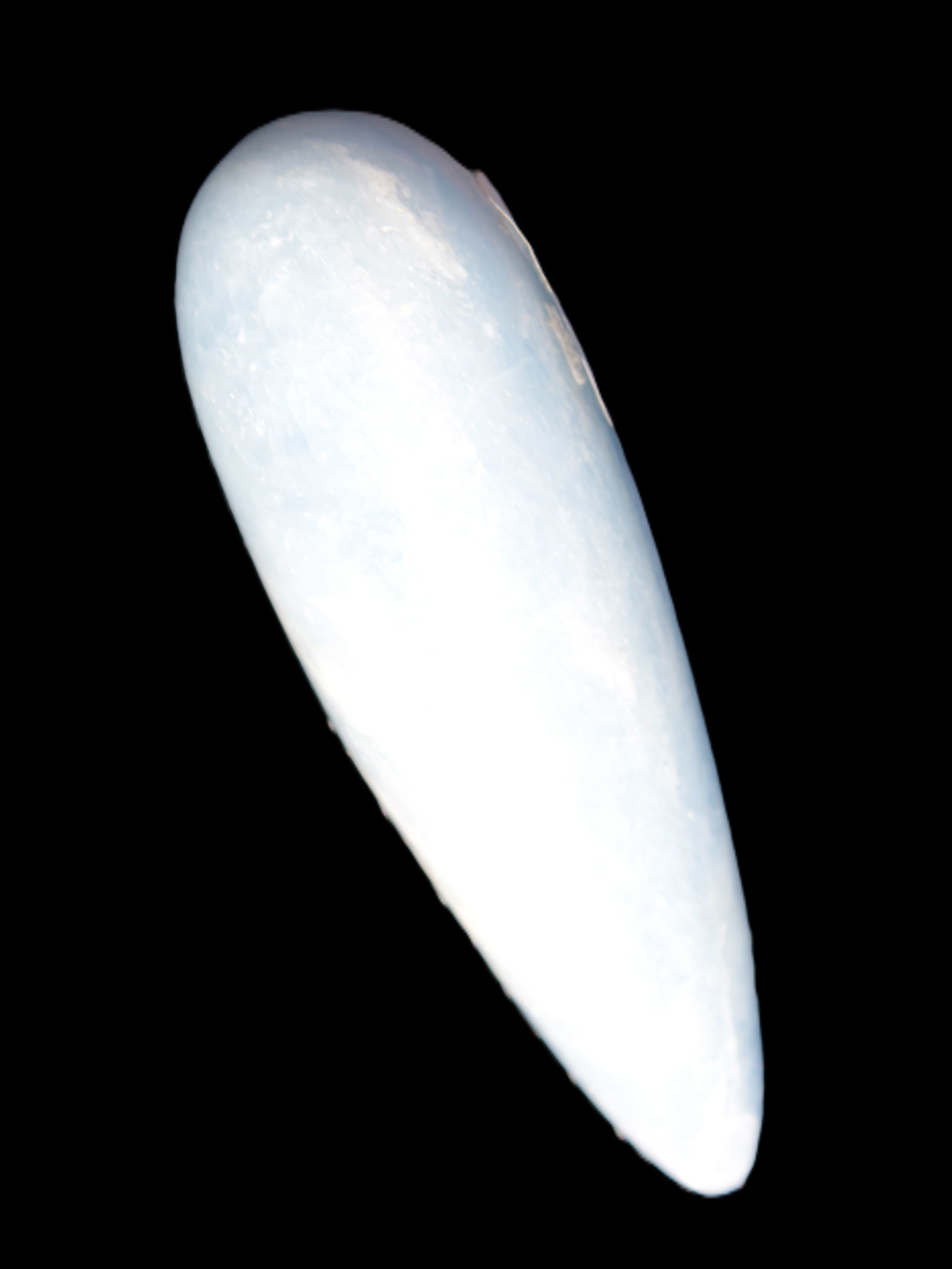 Celestite hand-carved massage wand, various sizes Rocks and Things Store