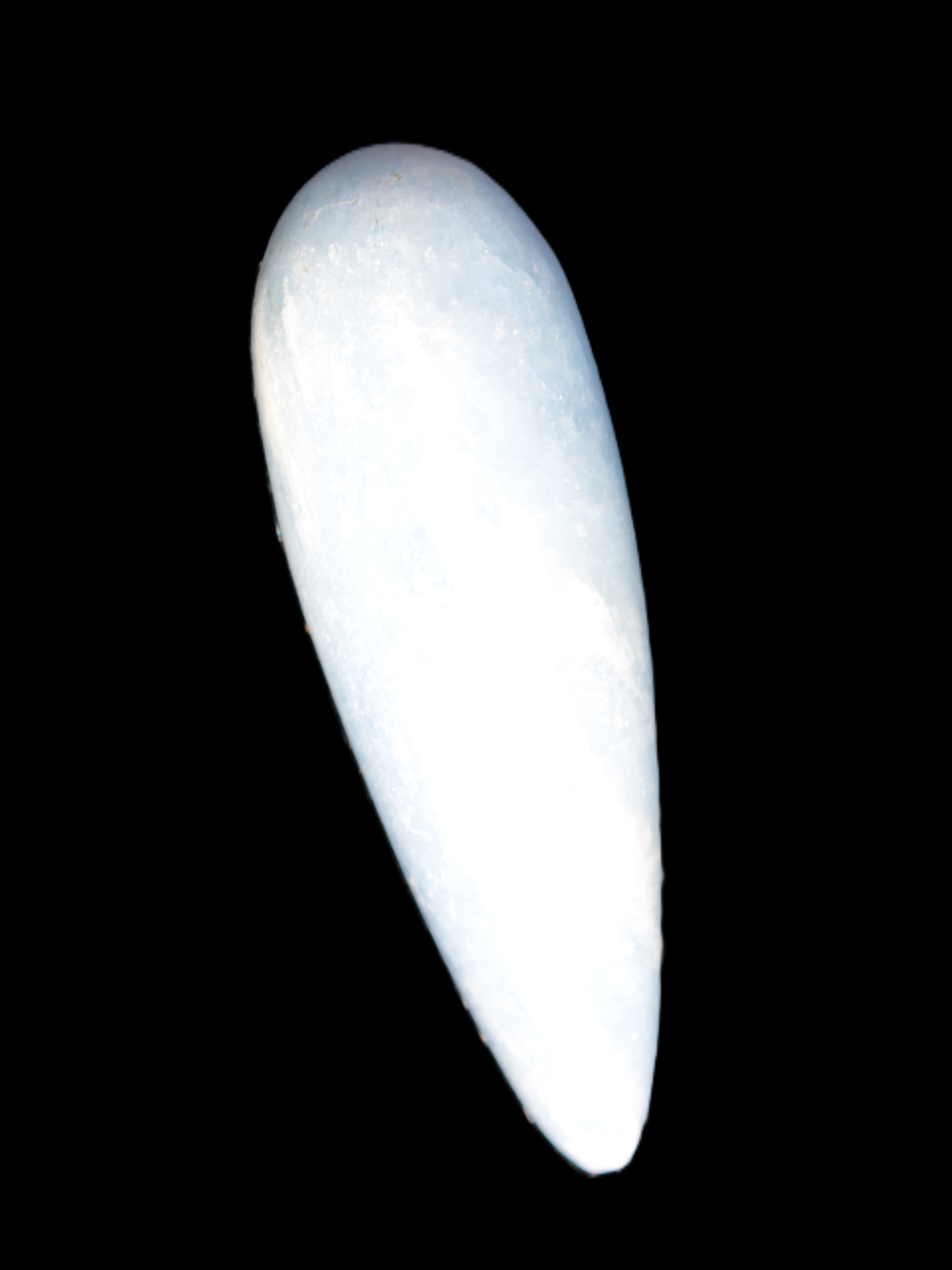 Celestite hand-carved massage wand, various sizes Rocks and Things Store