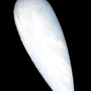 Celestite hand-carved massage wand, various sizes Rocks and Things Store