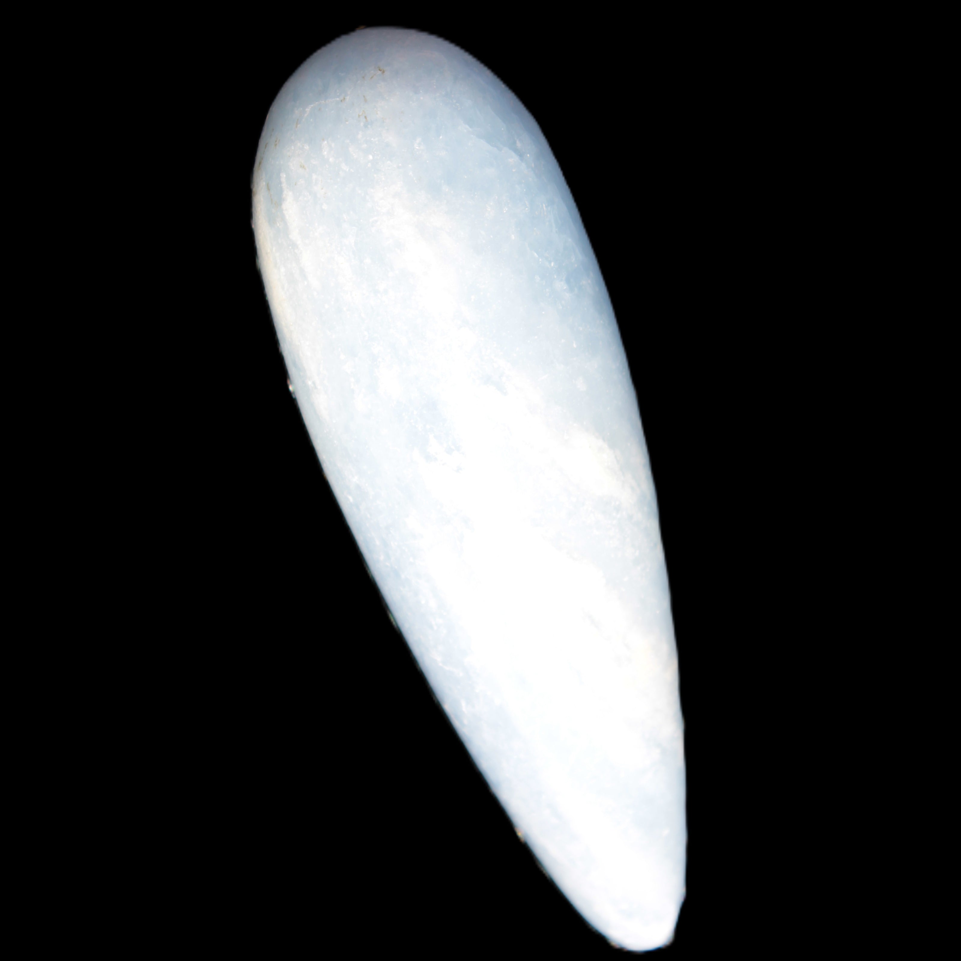 Celestite hand-carved massage wand, various sizes Rocks and Things Store