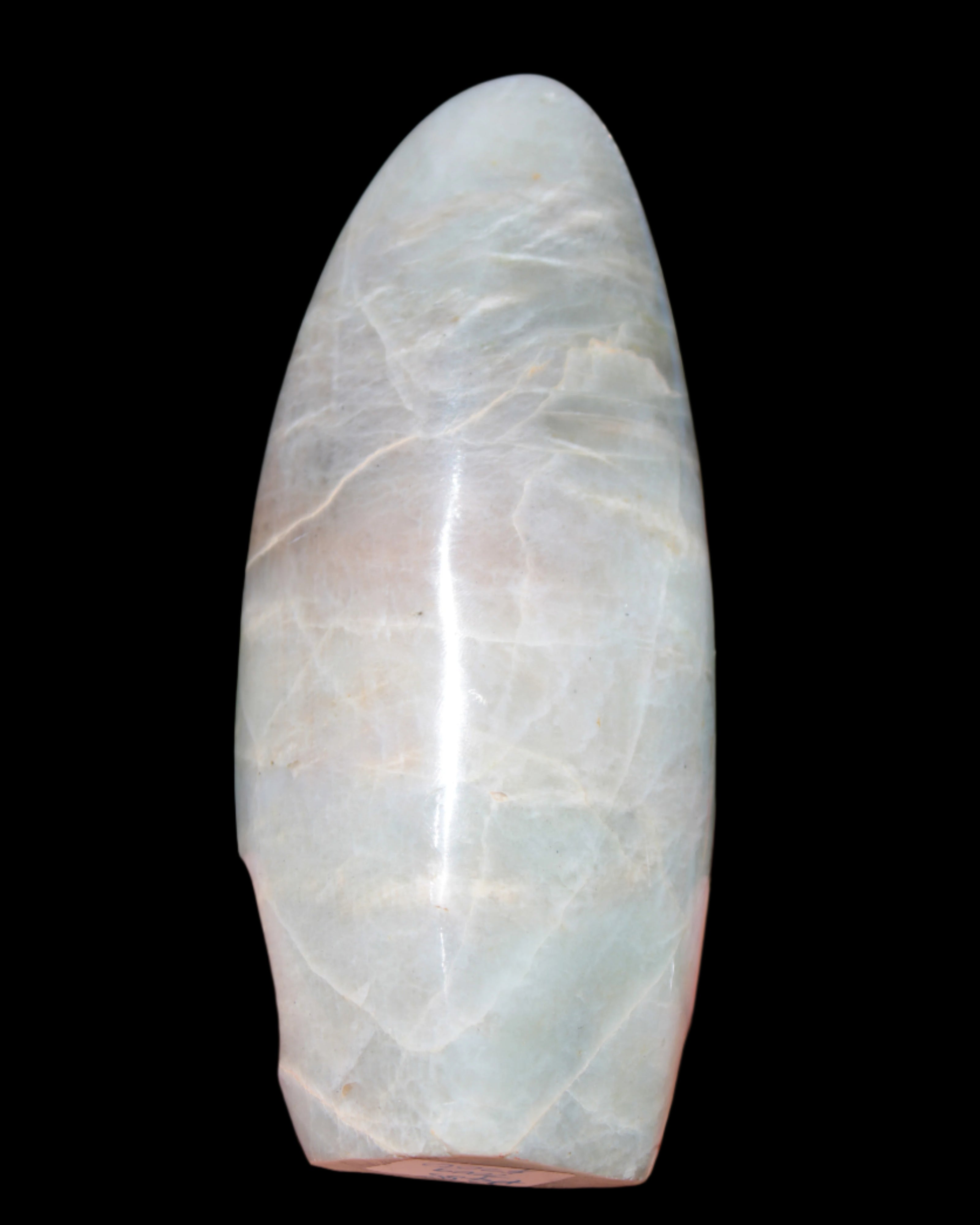 Moonstone Plagioclase Feldspar freeform 700g in sunlight - Rocks and Things Store