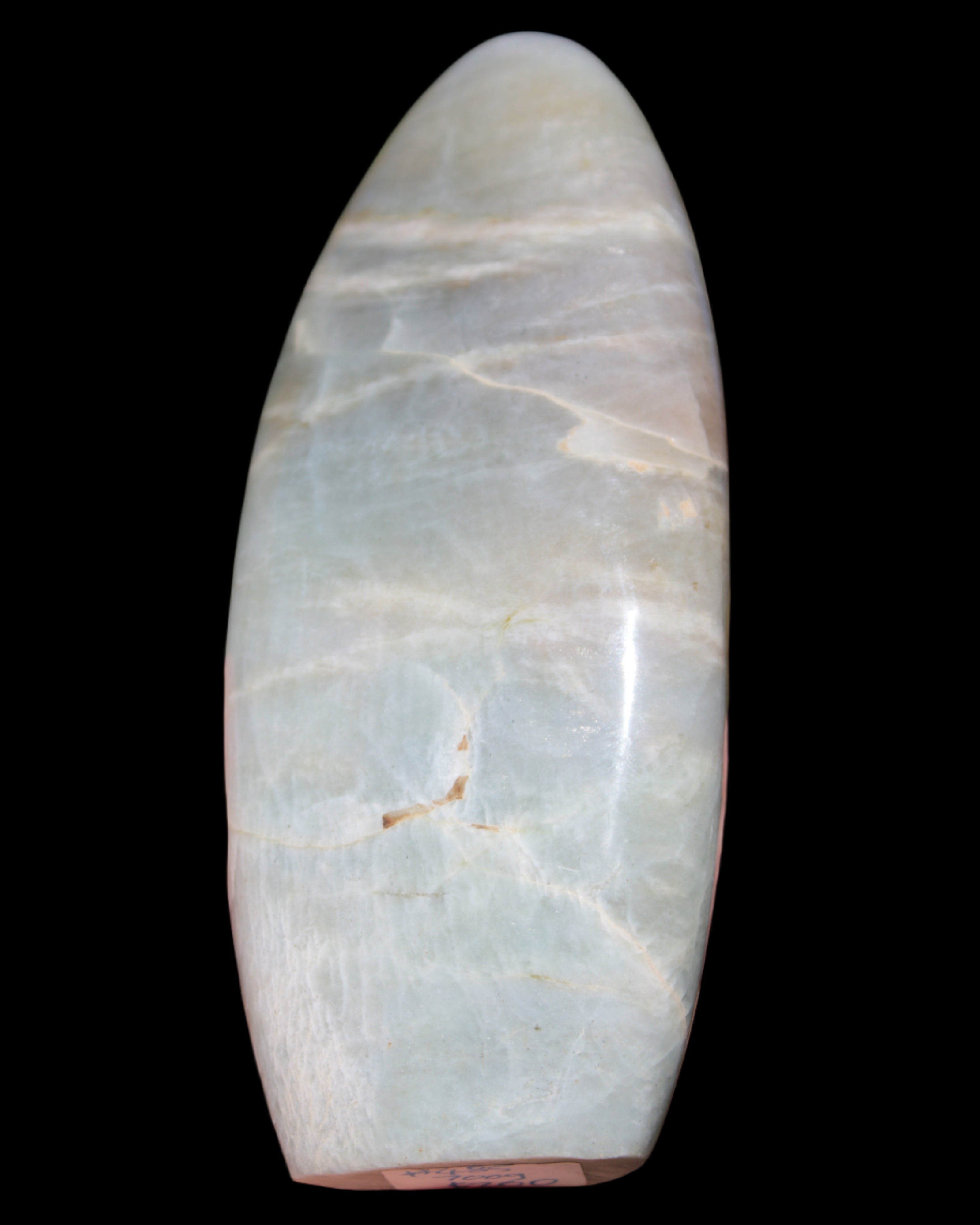 Moonstone Plagioclase Feldspar freeform 700g in sunlight - Rocks and Things Store
