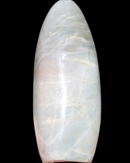 Moonstone Plagioclase Feldspar freeform 700g in sunlight - Rocks and Things Store
