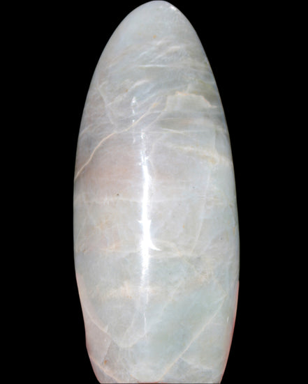 Moonstone Plagioclase Feldspar freeform 700g in sunlight - Rocks and Things Store