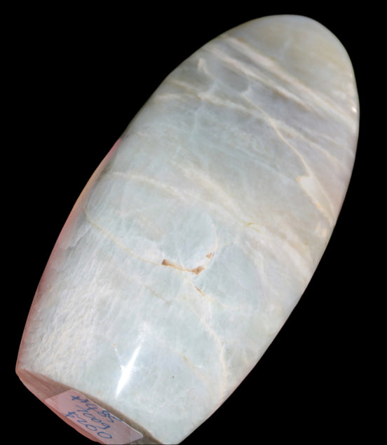 Moonstone Plagioclase Feldspar freeform 700g in sunlight - Rocks and Things Store