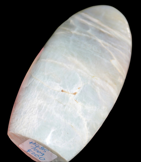 Moonstone Plagioclase Feldspar freeform 700g in sunlight - Rocks and Things Store
