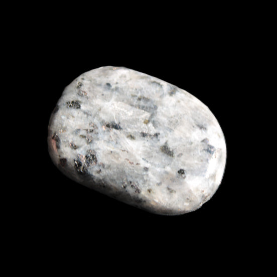 Larvikite thumbstone 20*30*6mm 12g in sunlight - Rocks and Things Store