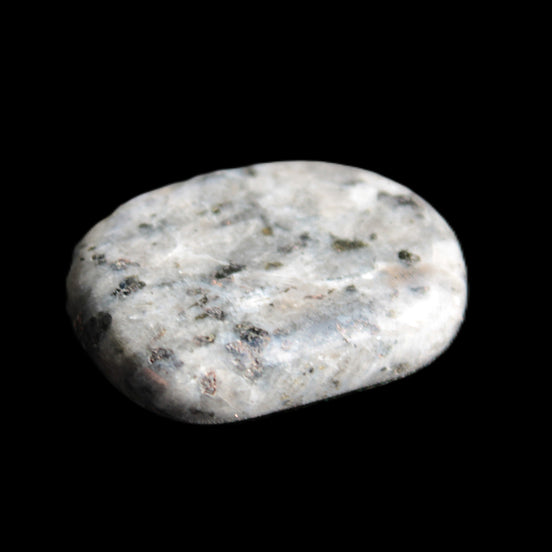 Larvikite thumbstone 20*30*6mm 12g in sunlight - Rocks and Things Store