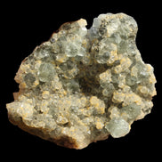 Fluorite green and yellow cubic crystal cluster 110g in sunlight - Rocks and Things Store