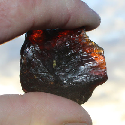 Blue Amber from Mozambique 14g