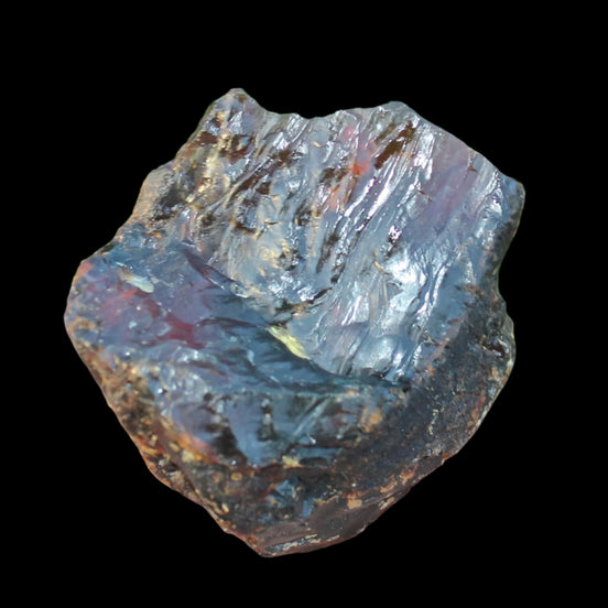 Blue Amber from Mozambique 14g in sunlight - Rocks and Things Store