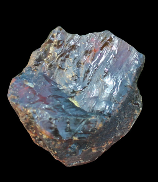 Blue Amber from Mozambique 14g in sunlight - Rocks and Things Store