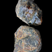 Blue Amber from Mozambique 1/2 pieces 37-40mm 14-20g in sunlight - Rocks and Things Store
