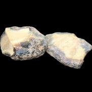 Blue Amber from Mozambique 1/2 pieces 37-40mm 14-20g in sunlight - Rocks and Things Store