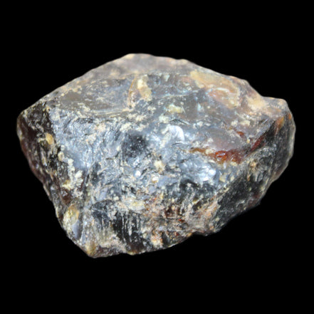 Blue Amber from Mozambique 1/2 pieces 37-40mm 14-20g in sunlight - Rocks and Things Store