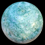 Ocean Moss Agate sphere 239g -Rocks and Things Store