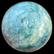 Ocean Moss Agate sphere 239g -Rocks and Things Store