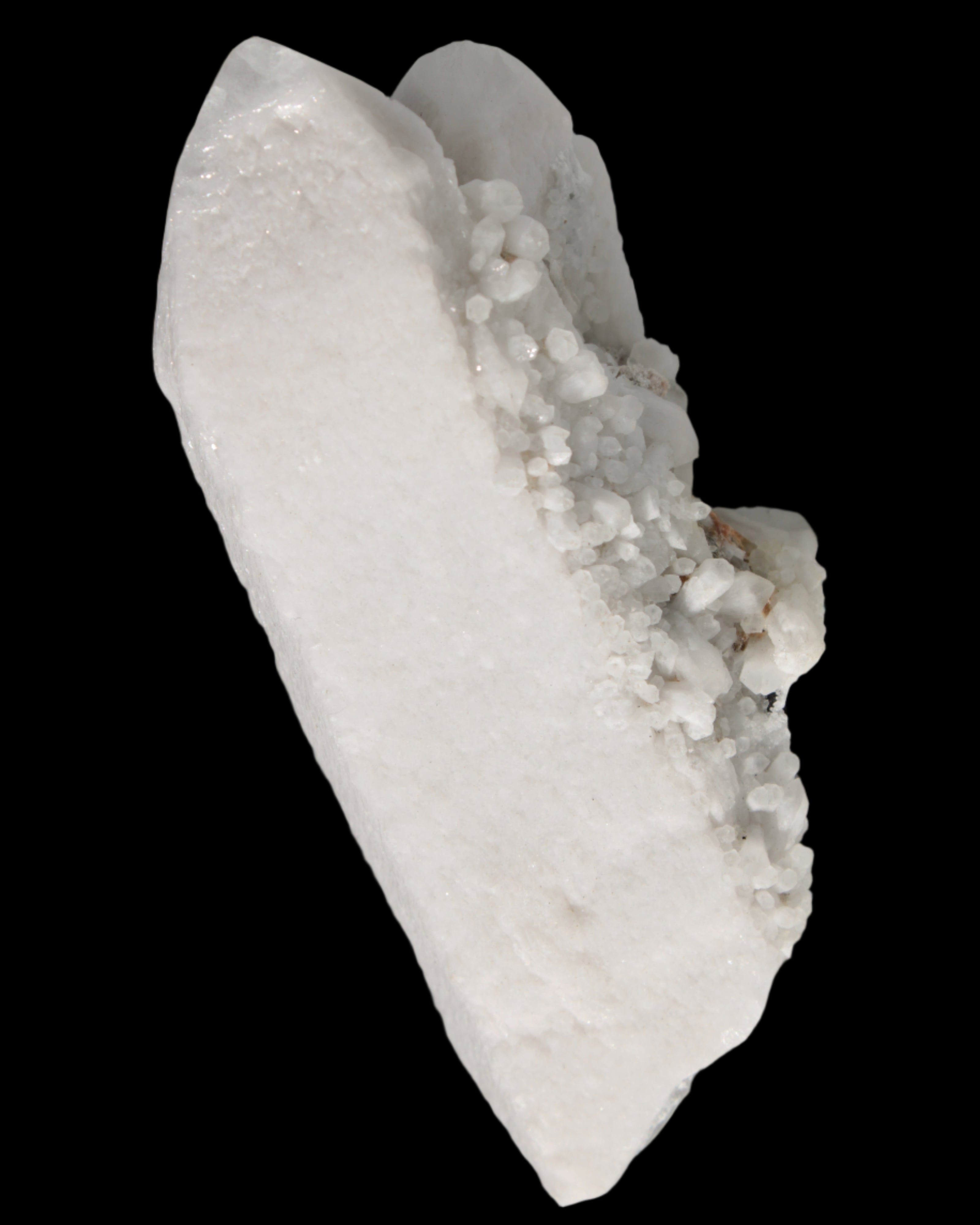 White Candle Quartz cluster from Inner Mongolia 267g in sunlight -Rocks and Things Store