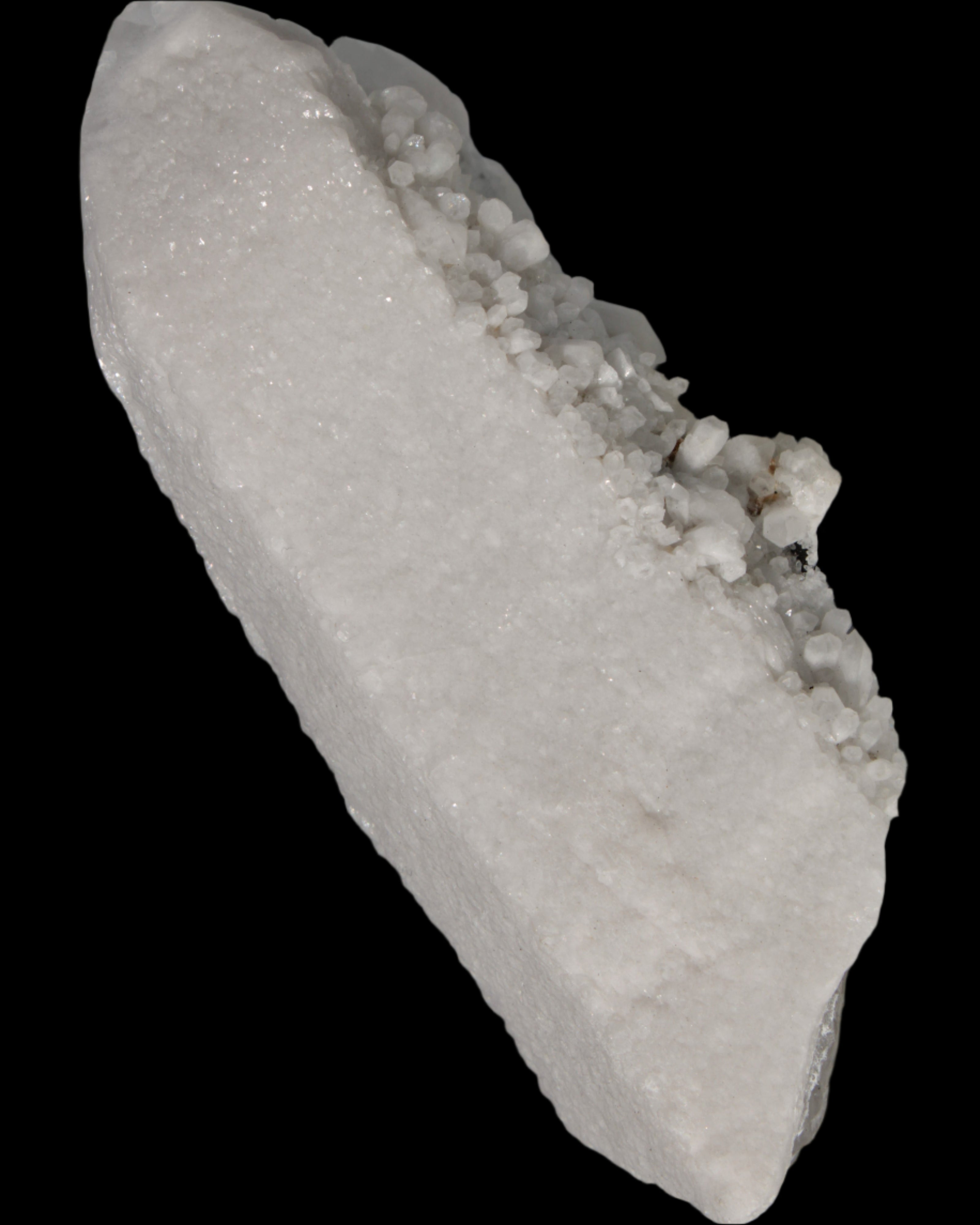 White Candle Quartz cluster from Inner Mongolia 267g in sunlight -Rocks and Things Store