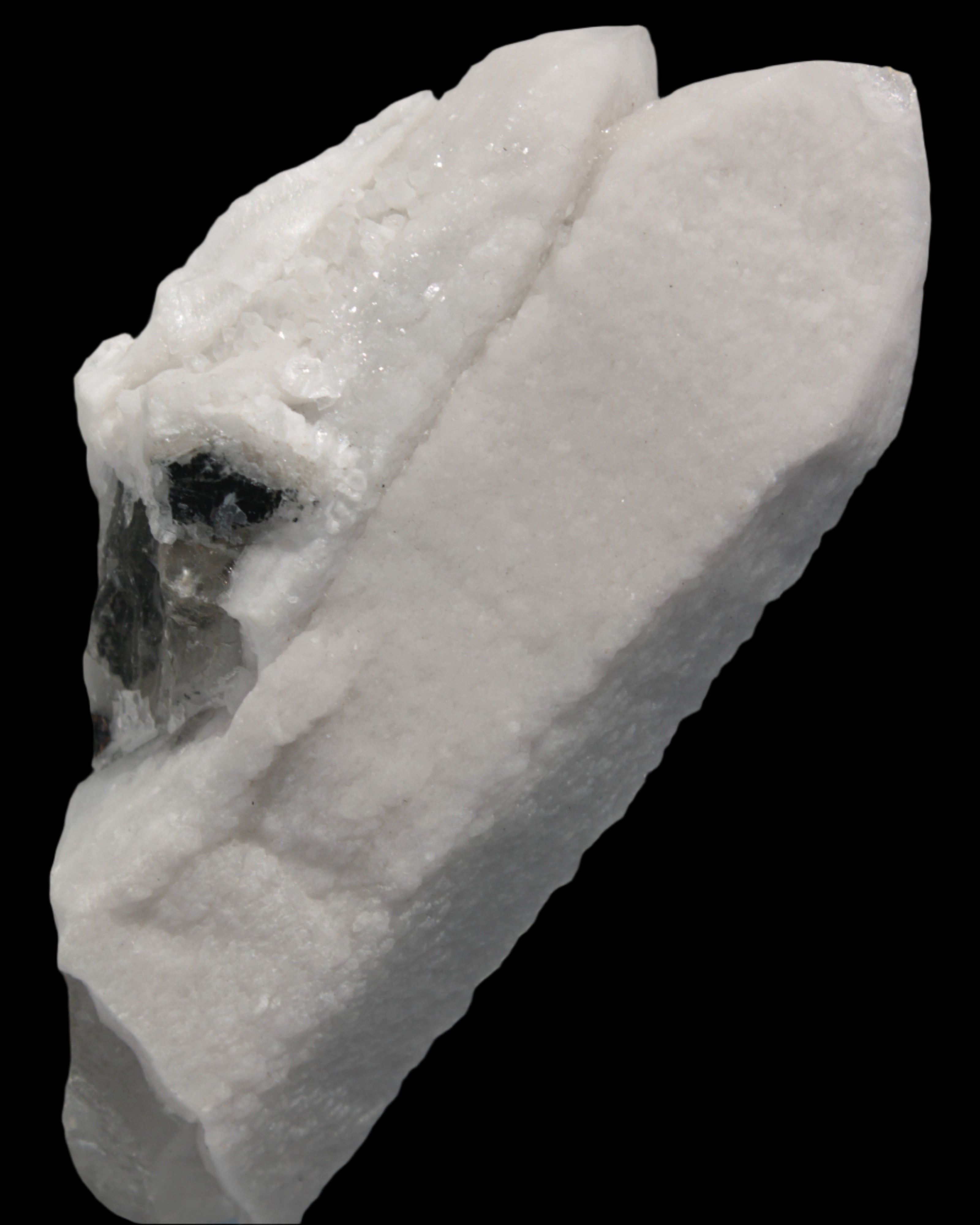 White Candle Quartz cluster from Inner Mongolia 267g in sunlight -Rocks and Things Store