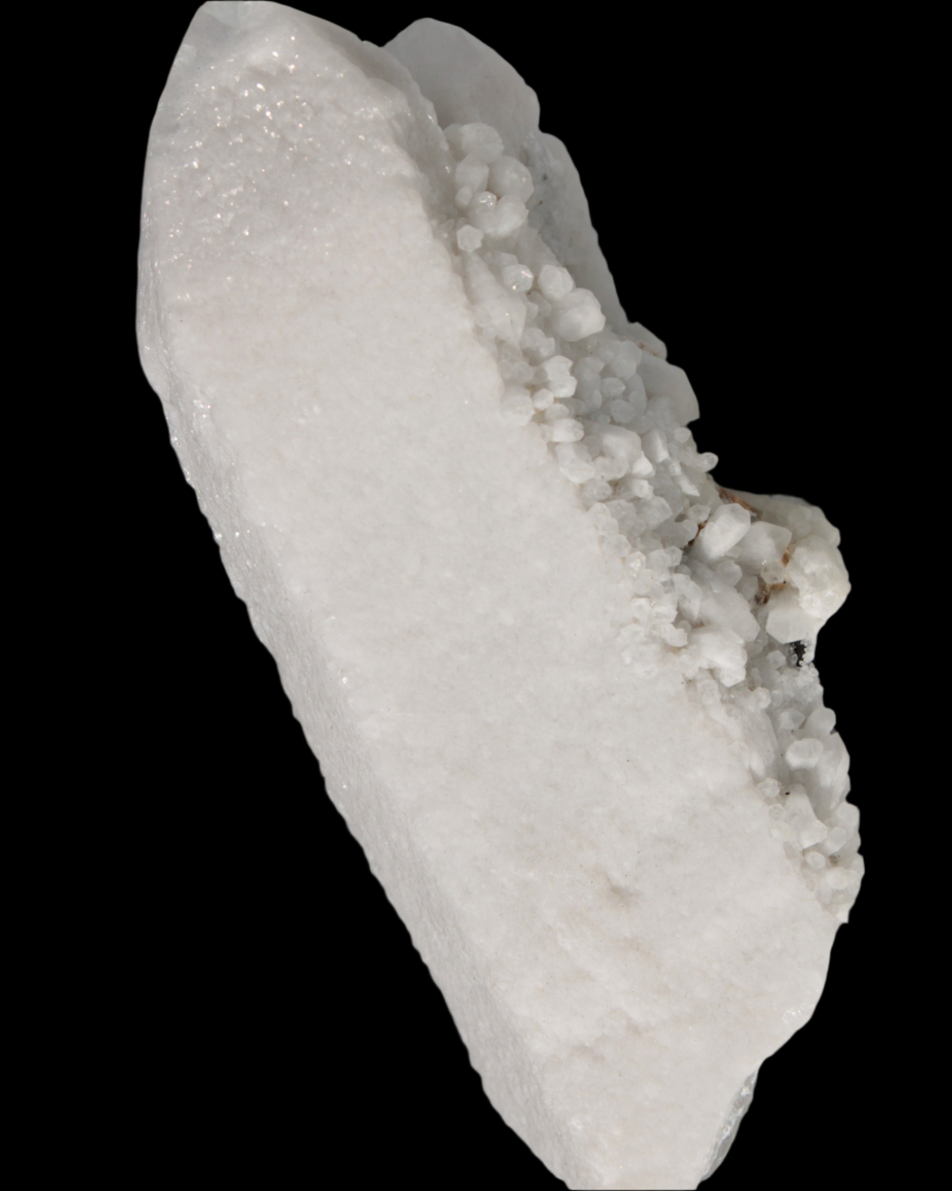 White Candle Quartz cluster from Inner Mongolia 267g in sunlight -Rocks and Things Store