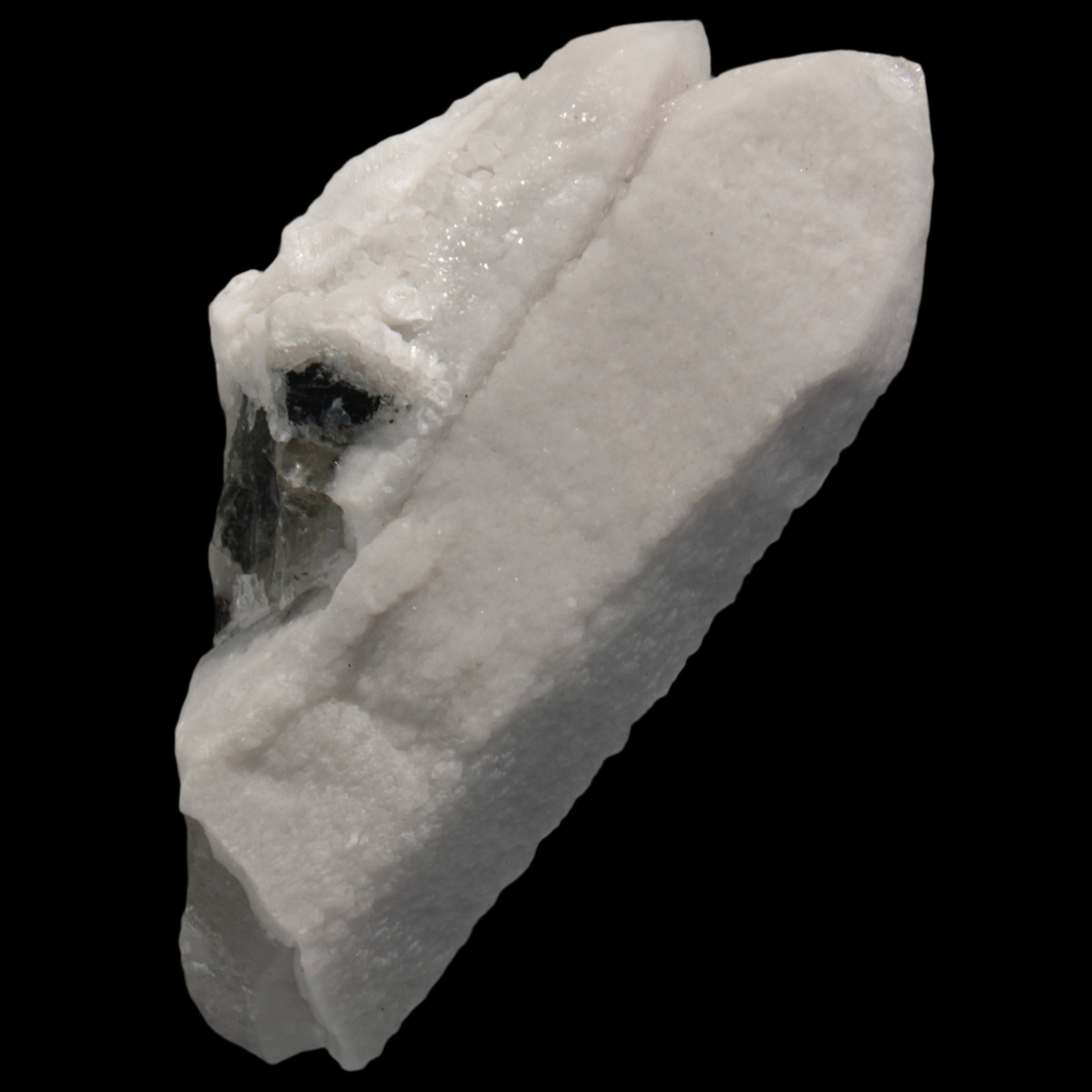 White Candle Quartz cluster from Inner Mongolia 267g in sunlight -Rocks and Things Store