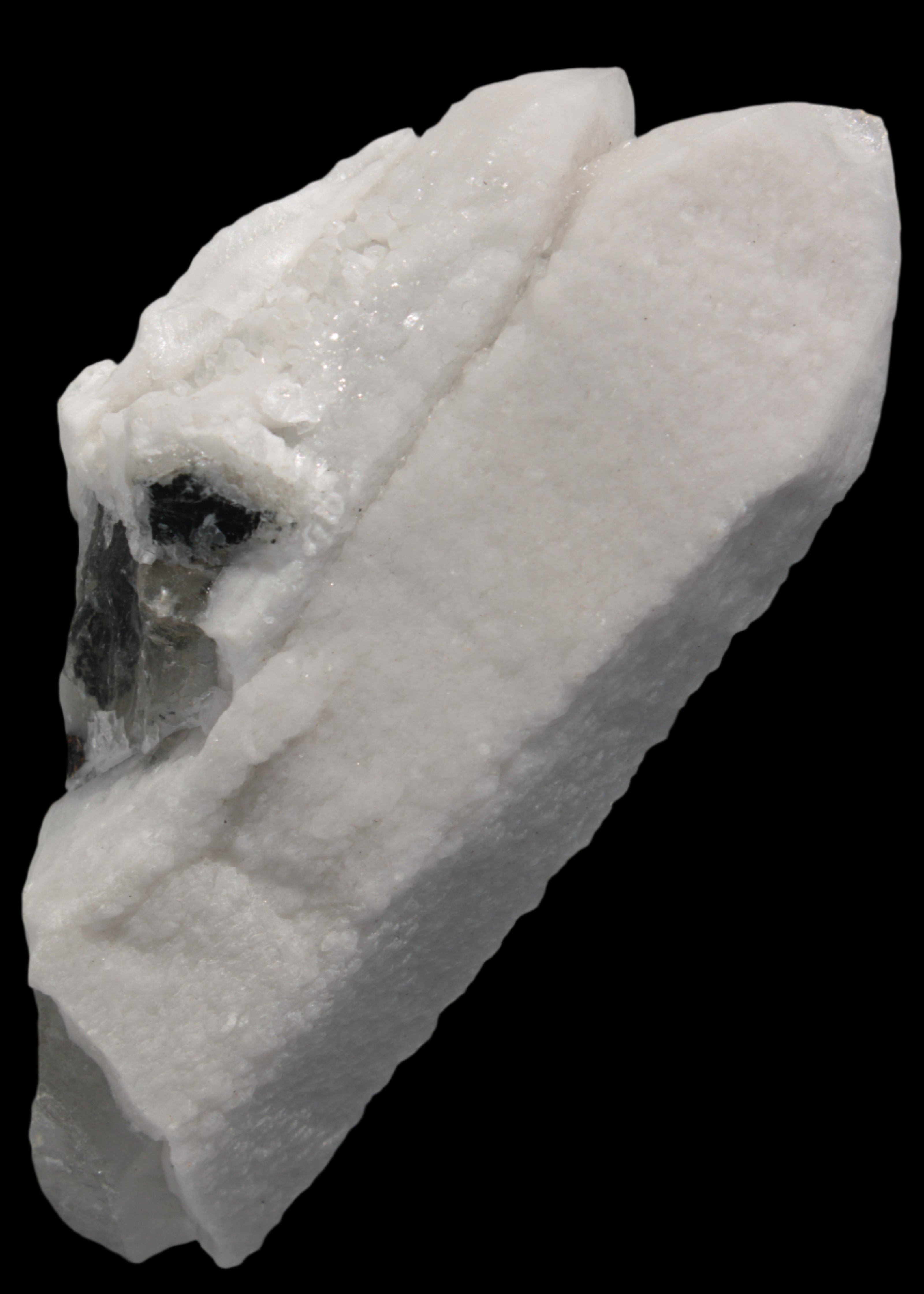 White Candle Quartz cluster from Inner Mongolia 267g in sunlight -Rocks and Things Store