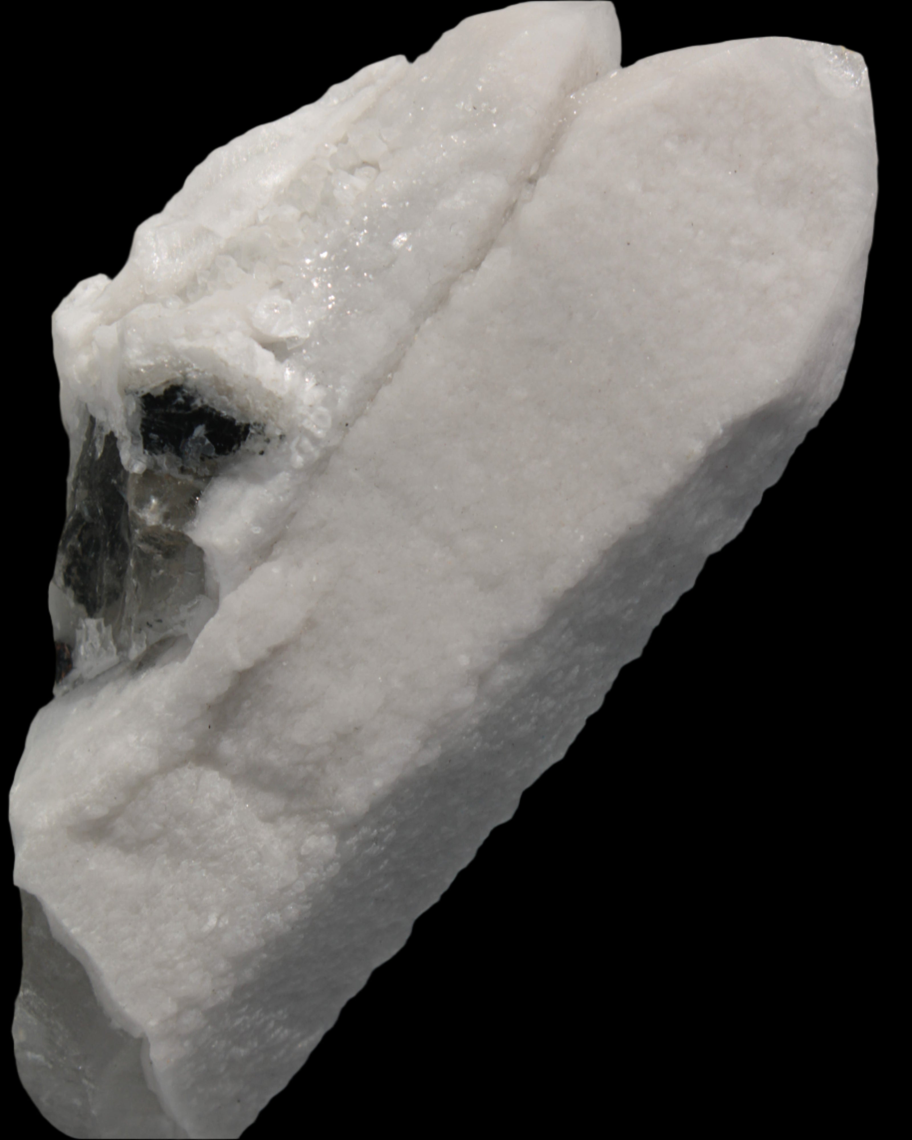 White Candle Quartz cluster from Inner Mongolia 267g in sunlight -Rocks and Things Store