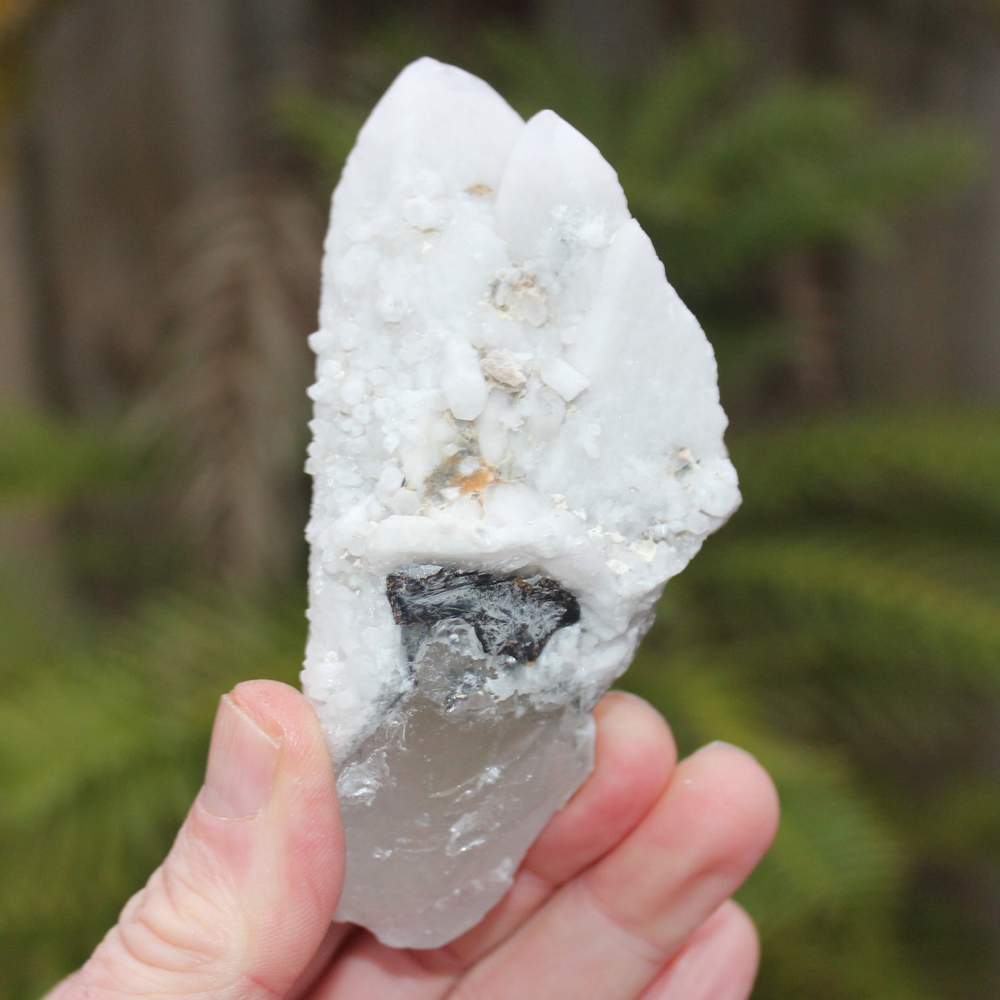 White Candle Quartz cluster from Inner Mongolia 267g Rocks and Things