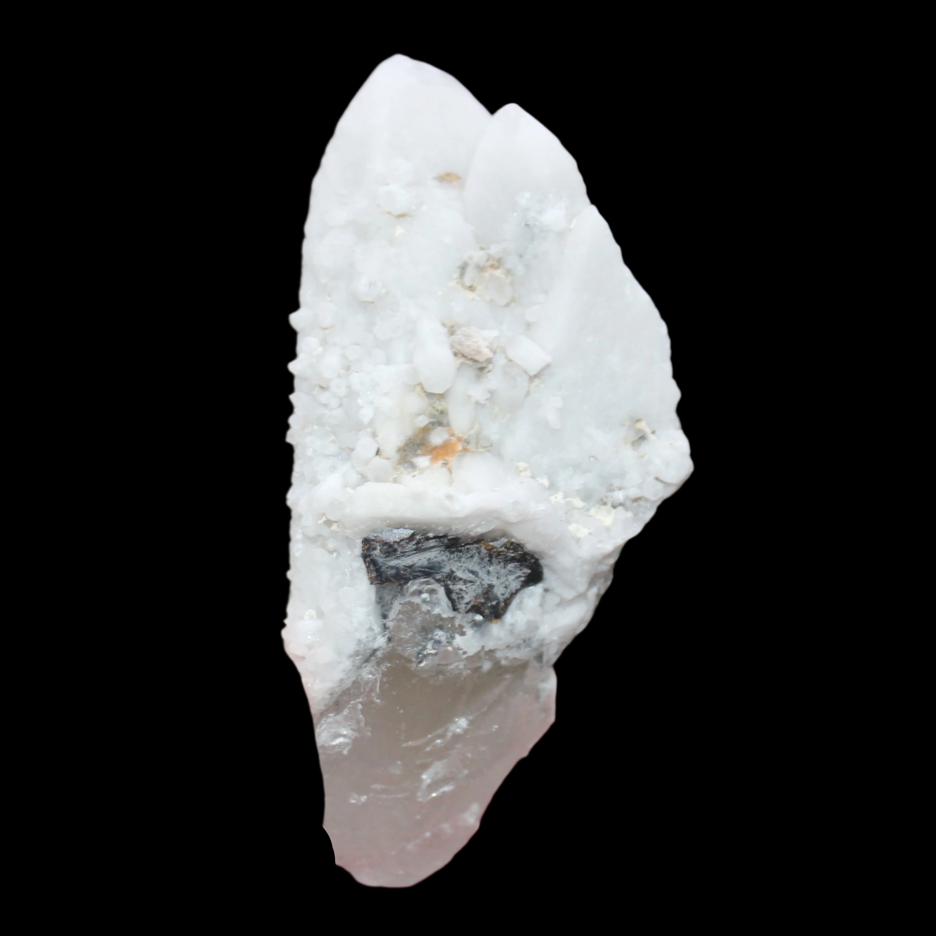 White Candle Quartz cluster from Inner Mongolia 267g in sunlight -Rocks and Things Store