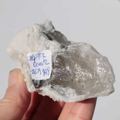 White Candle Quartz cluster from Inner Mongolia 267g Rocks and Things