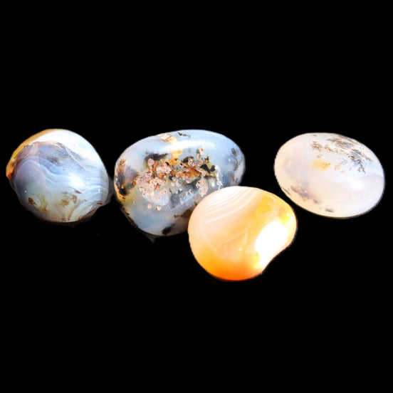 Agate 3/4 polished stones 16-17g in sunlight - Rocks and Things Store