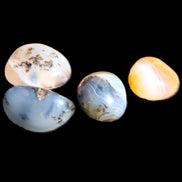 Agate 3/4 polished stones 16-17g in sunlight - Rocks and Things Store