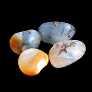Agate 3/4 polished stones 16-17g in sunlight - Rocks and Things Store