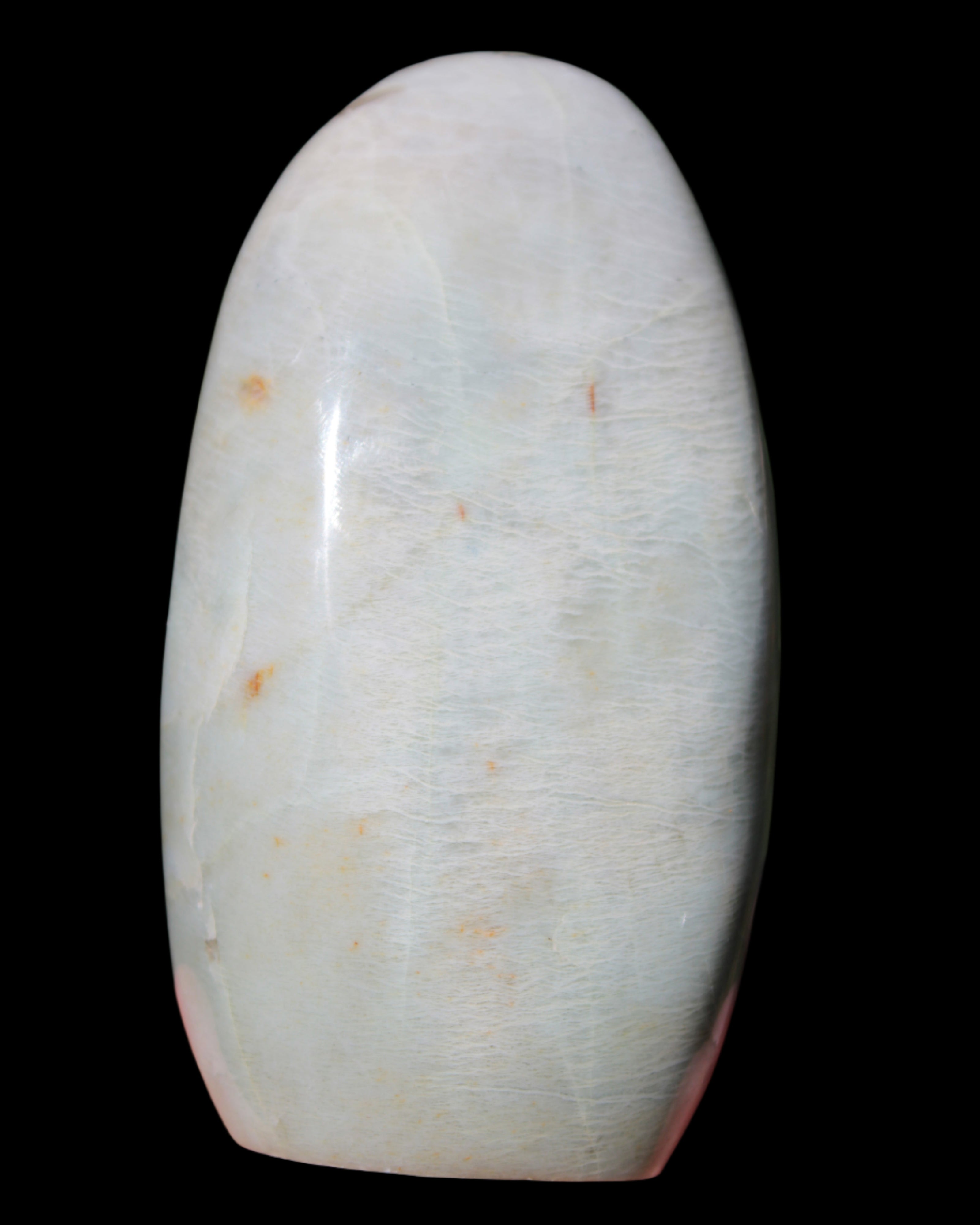 Moonstone Plagioclase Feldspar freeform 670g in sunlight - Rocks and Things Store