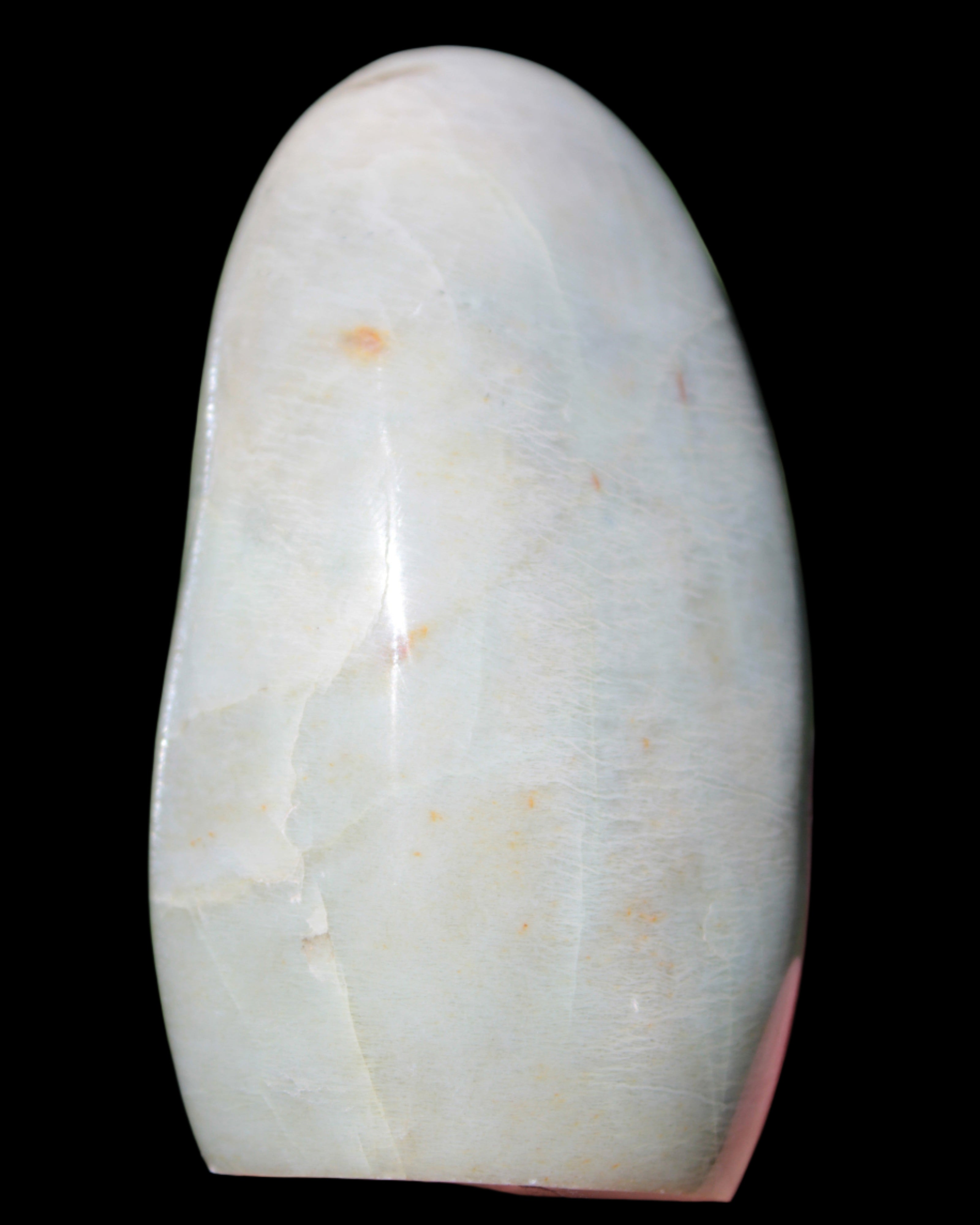 Moonstone Plagioclase Feldspar freeform 670g in sunlight - Rocks and Things Store