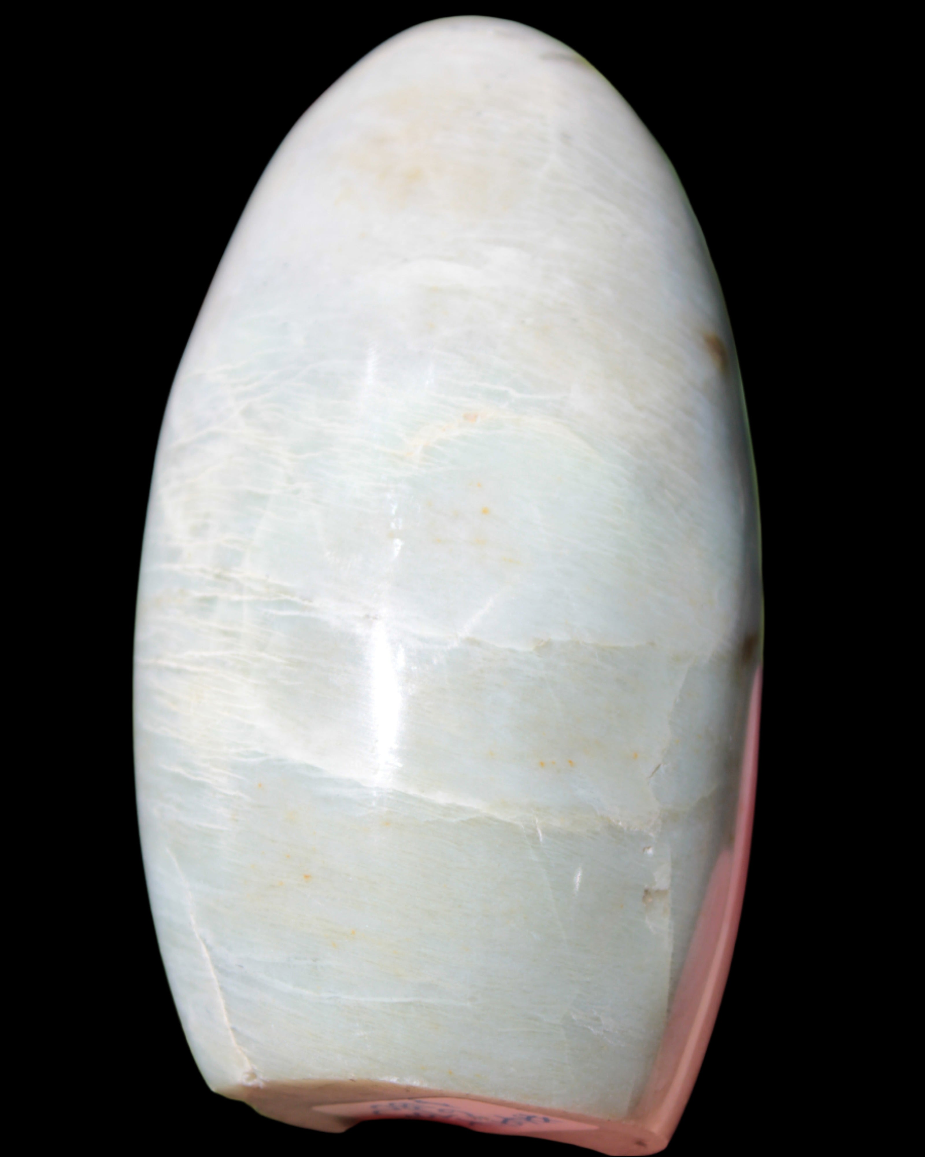 Moonstone Plagioclase Feldspar freeform 670g in sunlight - Rocks and Things Store