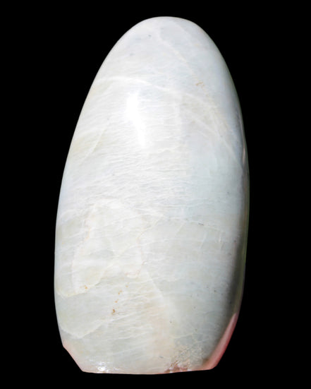 Moonstone Plagioclase Feldspar freeform 670g in sunlight - Rocks and Things Store