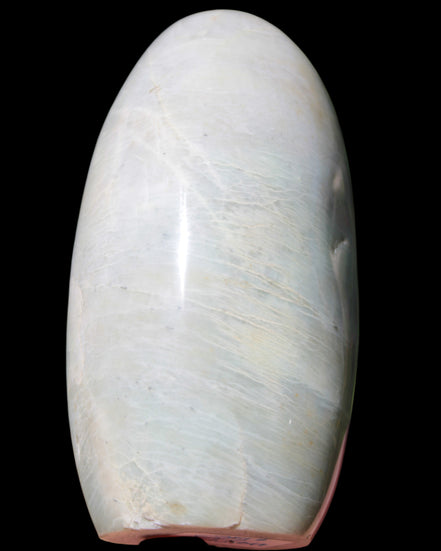 Moonstone Plagioclase Feldspar freeform 670g in sunlight - Rocks and Things Store