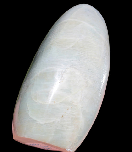 Moonstone Plagioclase Feldspar freeform 670g in sunlight - Rocks and Things Store