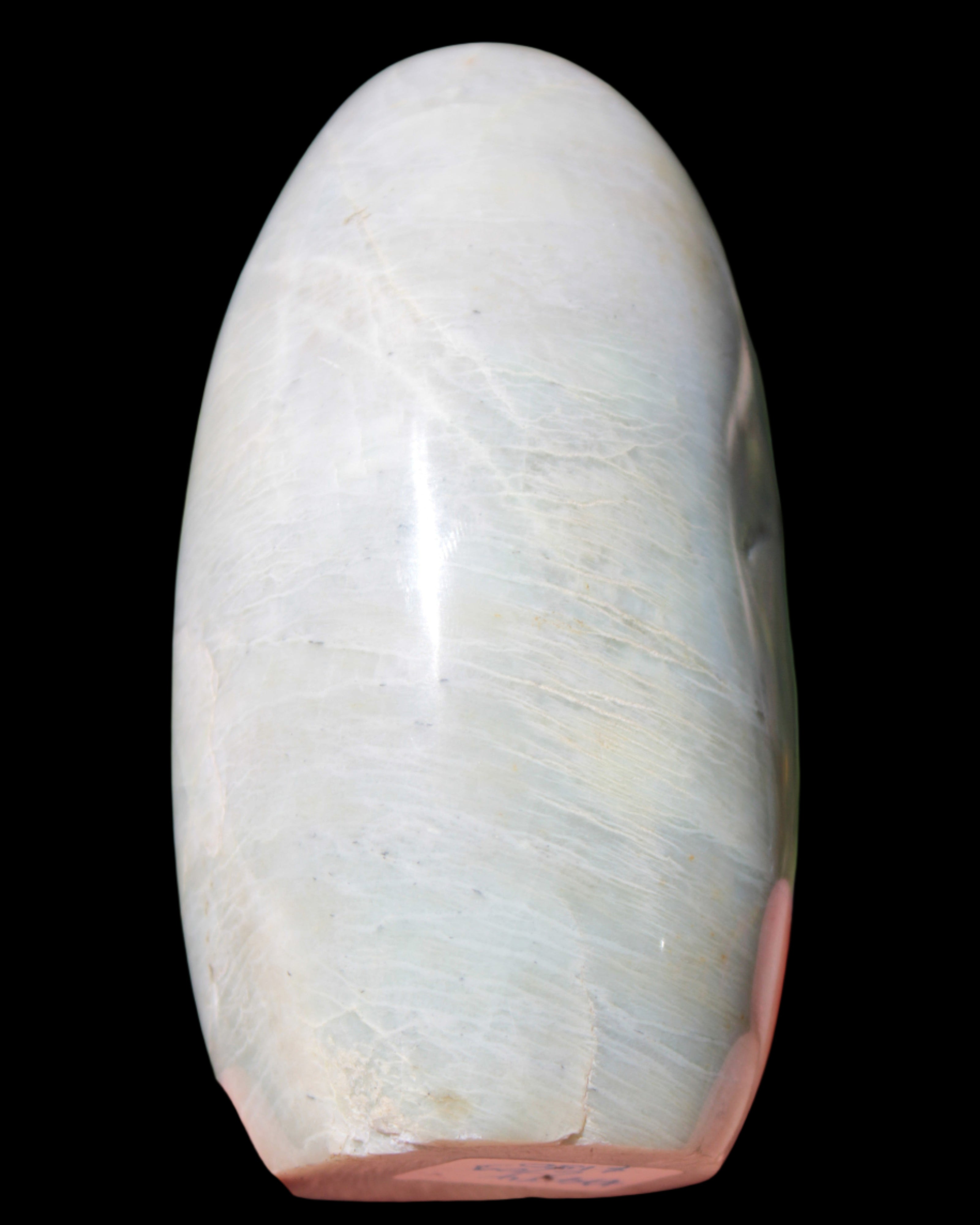 Moonstone Plagioclase Feldspar freeform 670g in sunlight - Rocks and Things Store